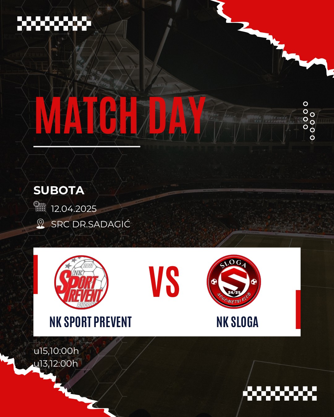 Najava kola U15, U13